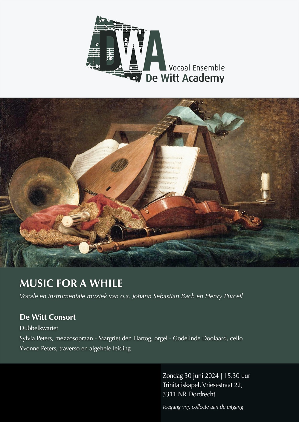 Music for a While | De Witt Academy