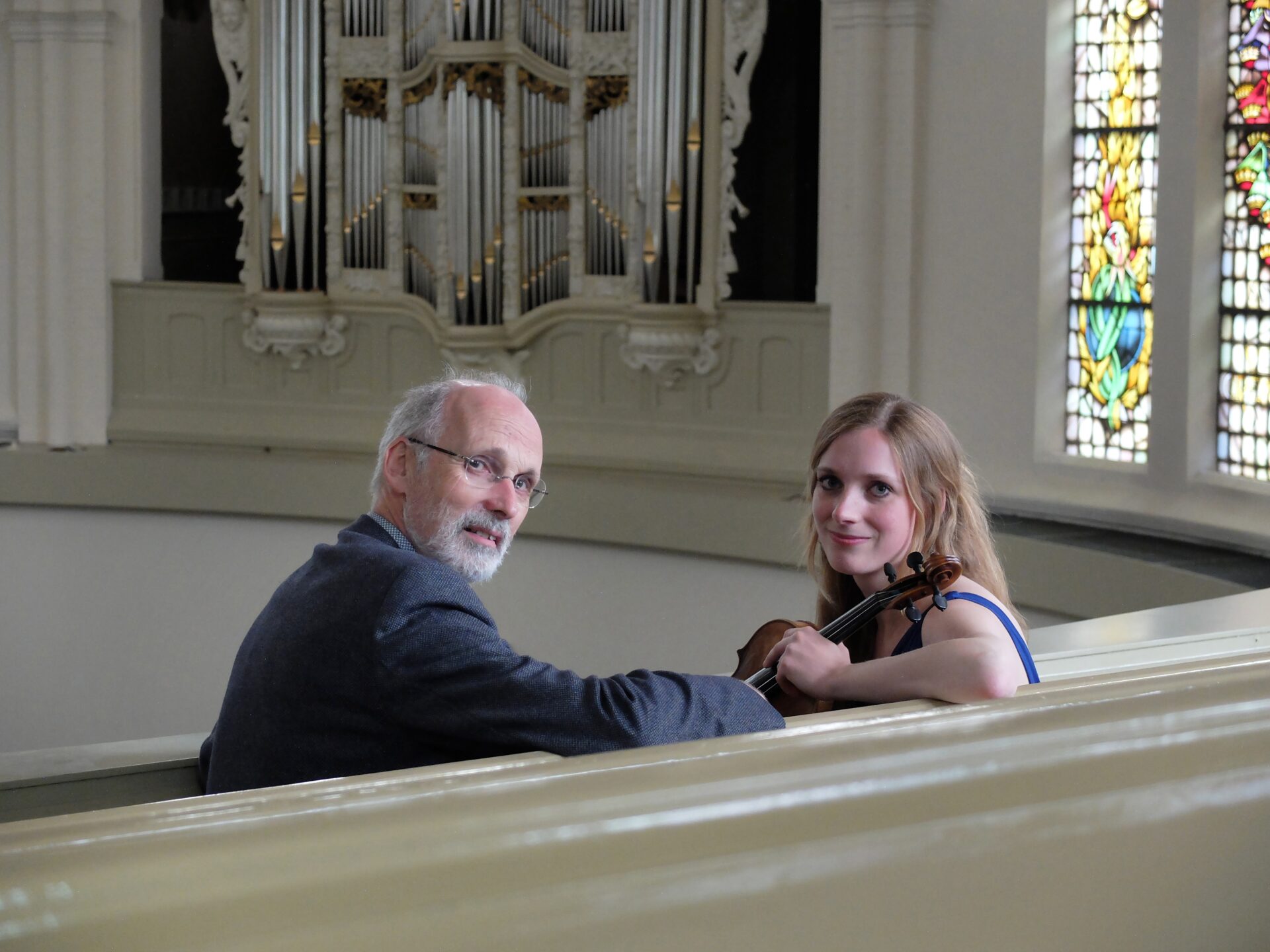 Hans Okkerse | organist Manja Kruidhof-Okkerse | violist